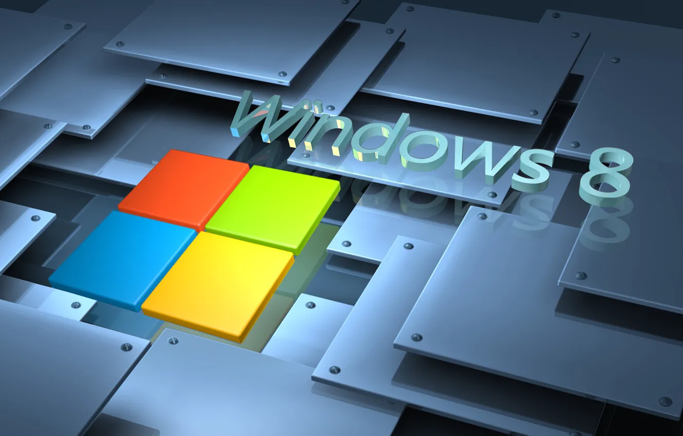 Фото обои логотип, windows, microsoft, logo, windows 8