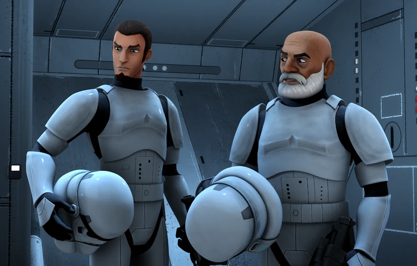 Фото обои мультсериал, Звездные войны: Повстанцы, Star Wars: Rebels, Кэйнан и Рекс