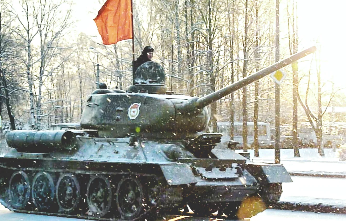 Фото обои танк, Т-34, военная техника, ТАНК Победы Т-34