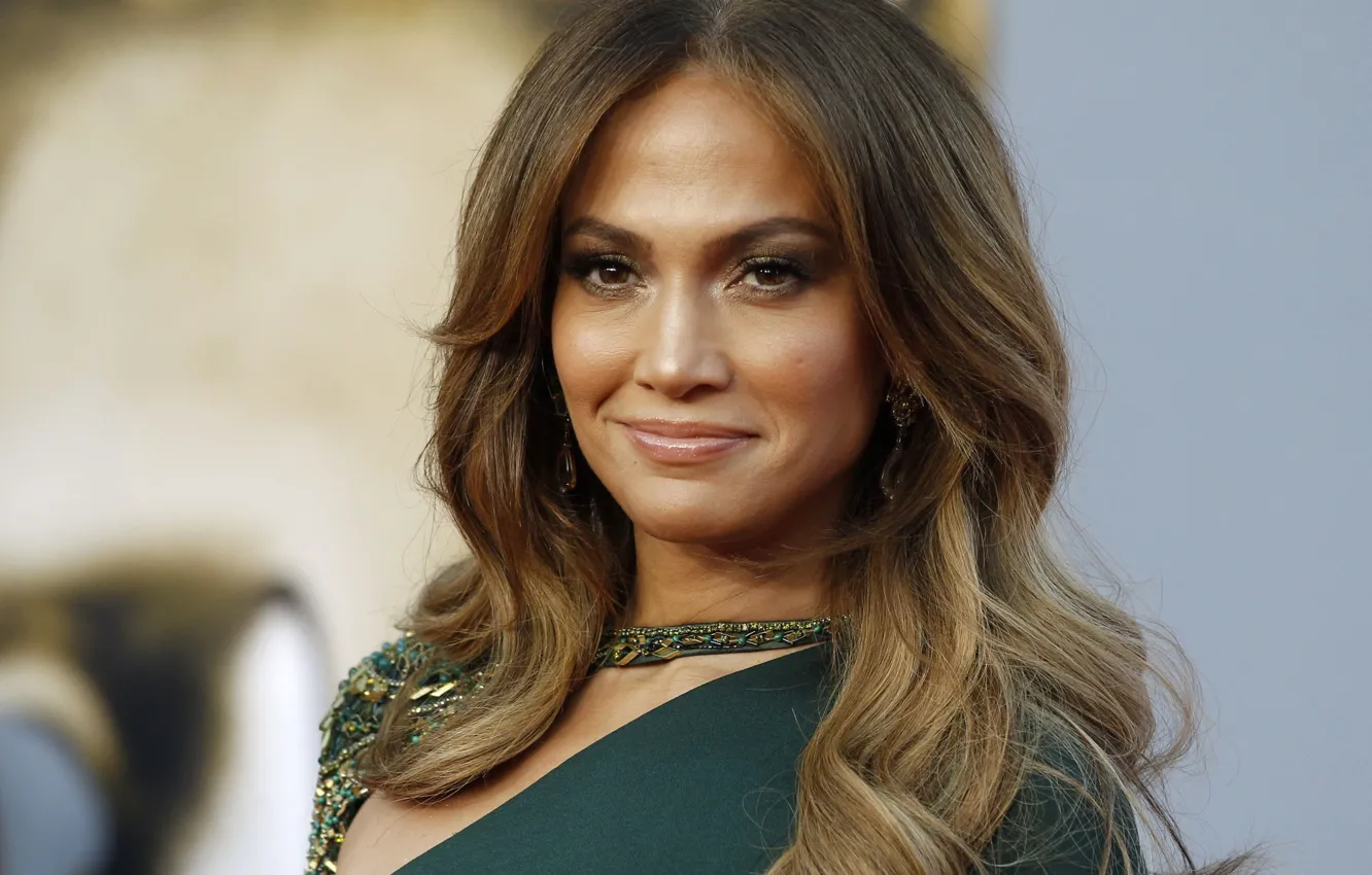 Фото обои взгляд, поза, портрет, актриса, певица, Jennifer Lopez, singer, hair