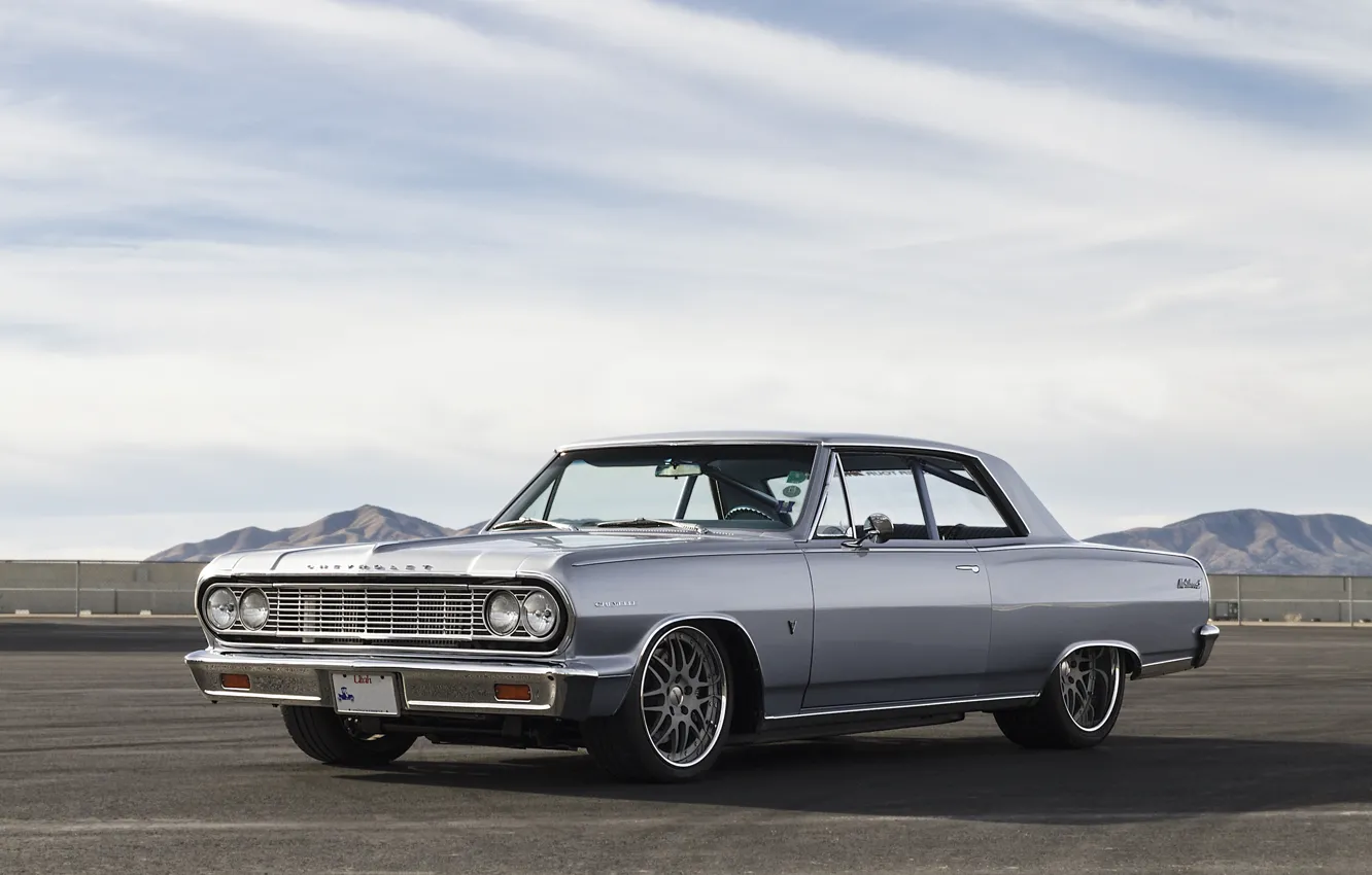 Фото обои Chevrolet, 1964, Wheels, Malibu, Forgeline, DE3P