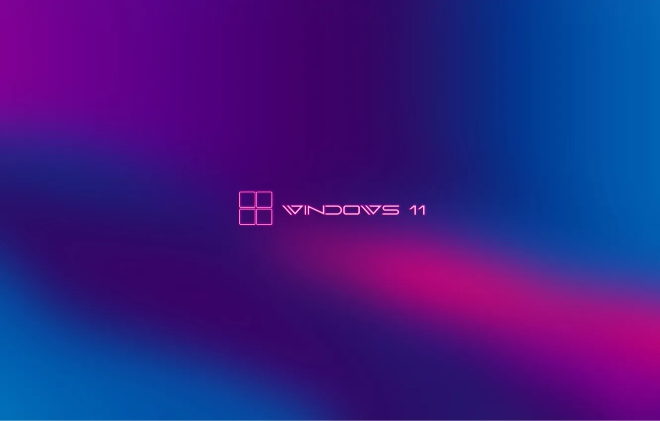 Фото обои Microsoft, Microsoft Windows, background, neon, Виндовс, blurred, Майкрософт, simple background