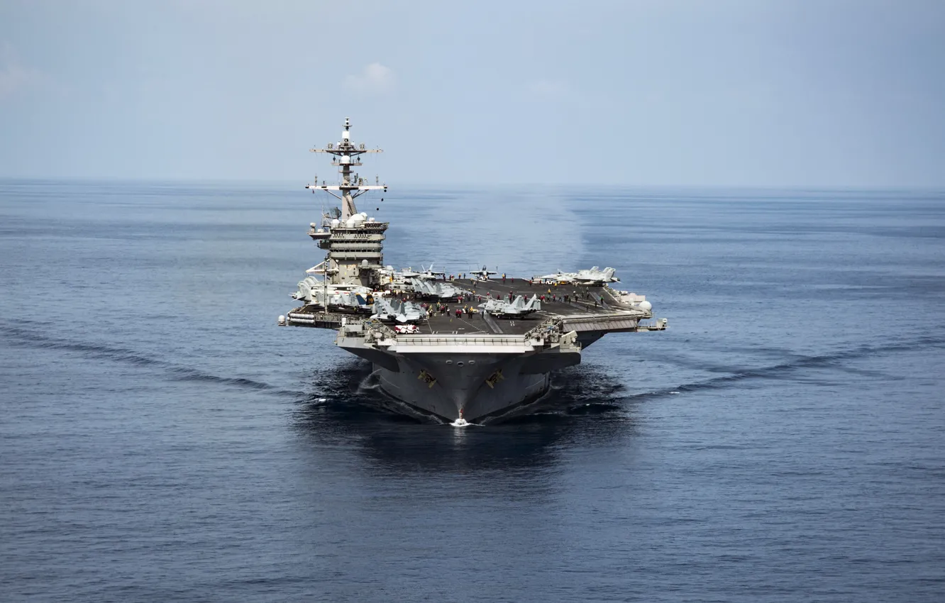 Фото обои оружие, флот, aircraft carrier, USS Carl Vinson, CVN 70