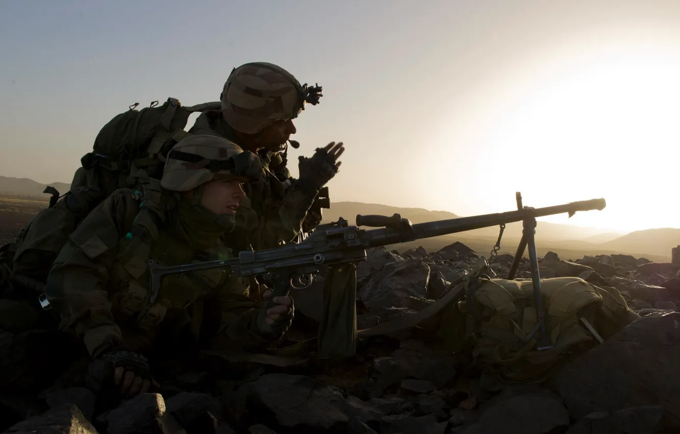 Фото обои оружие, солдаты, French Army