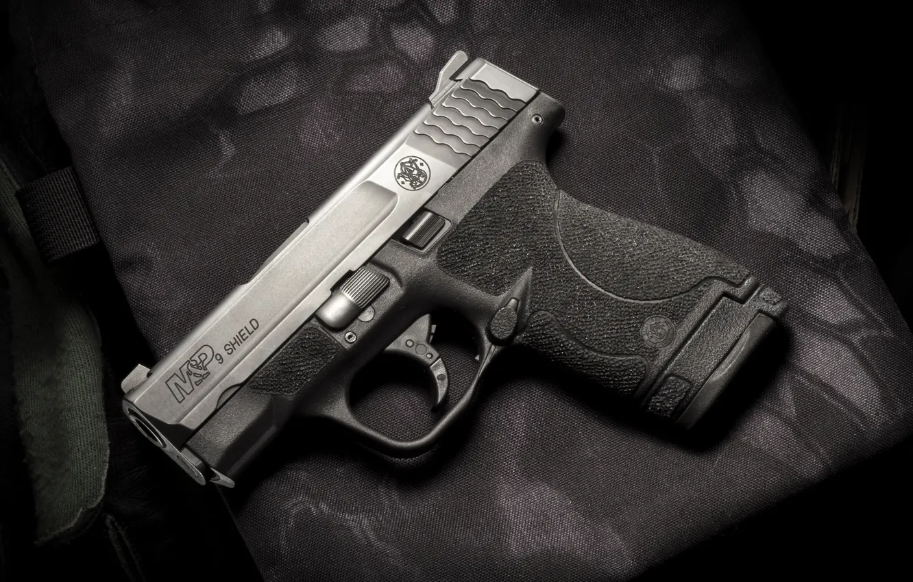 Фото обои пистолет, оружие, Smith &ampamp; Wesson, Shield 9mm