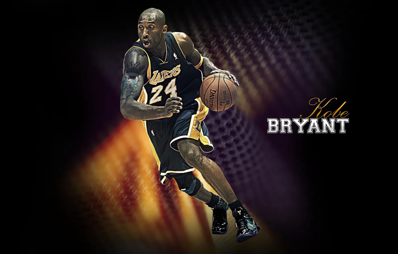Фото обои NBA, Kobe Bryant, Basketball, # 24, LA Lakers, Black mamba
