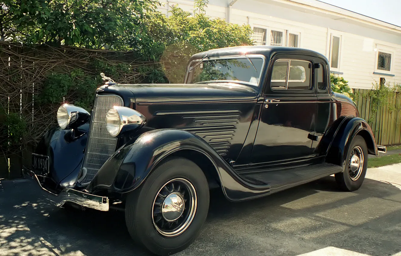 Фото обои ретро, классика, 1934, Dodge Coupe