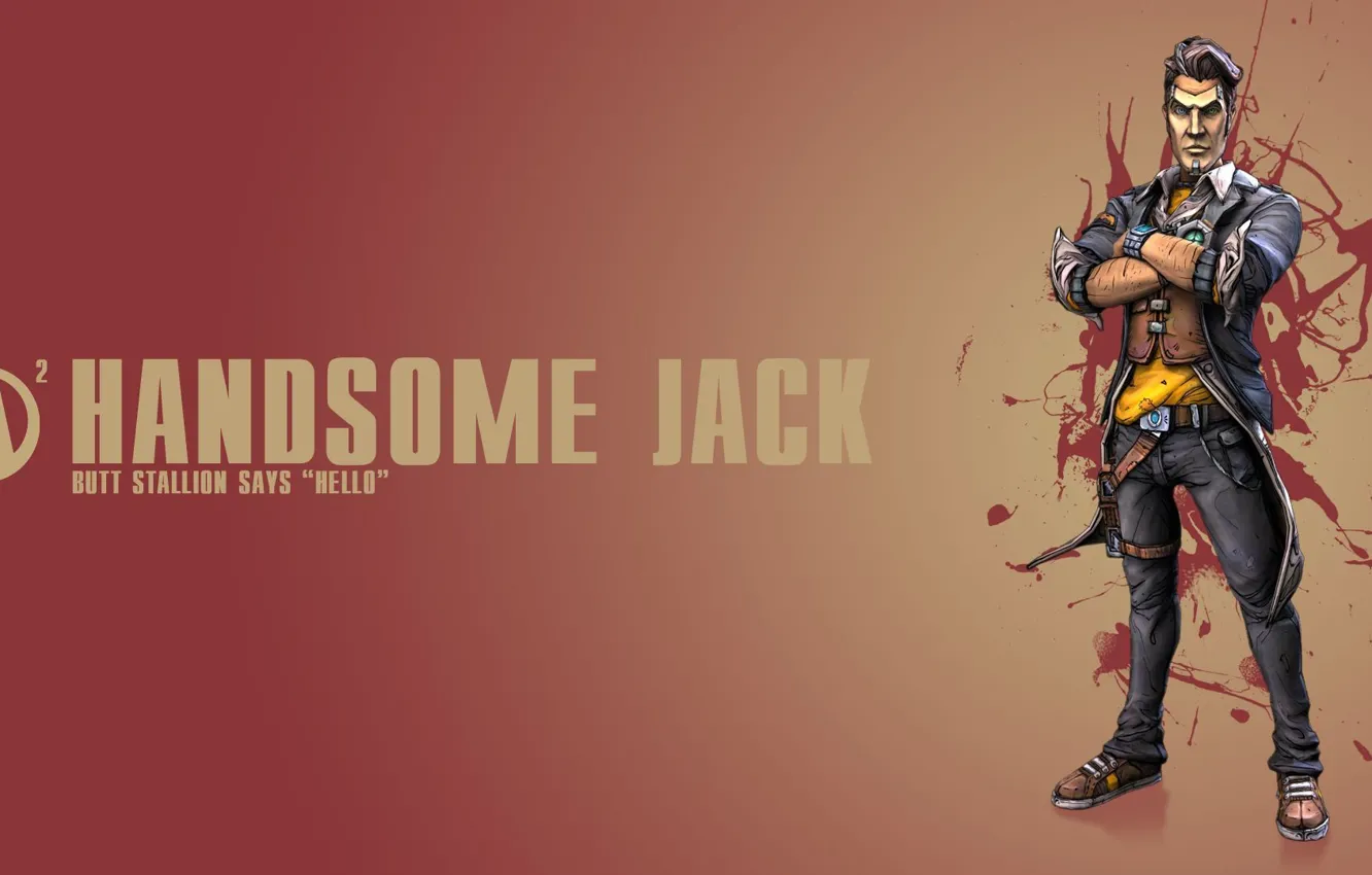 Фото обои фон, Джек, Borderlands 2, Handsome Jack