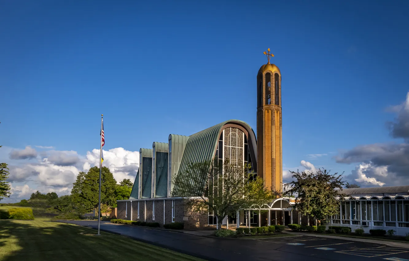 Фото обои церковь, США, Canton