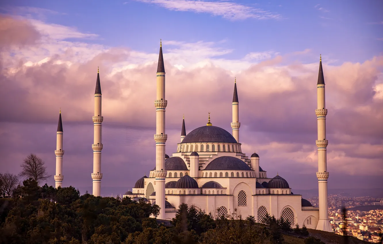 Фото обои turkey, istanbul, Çamlıca Mosque