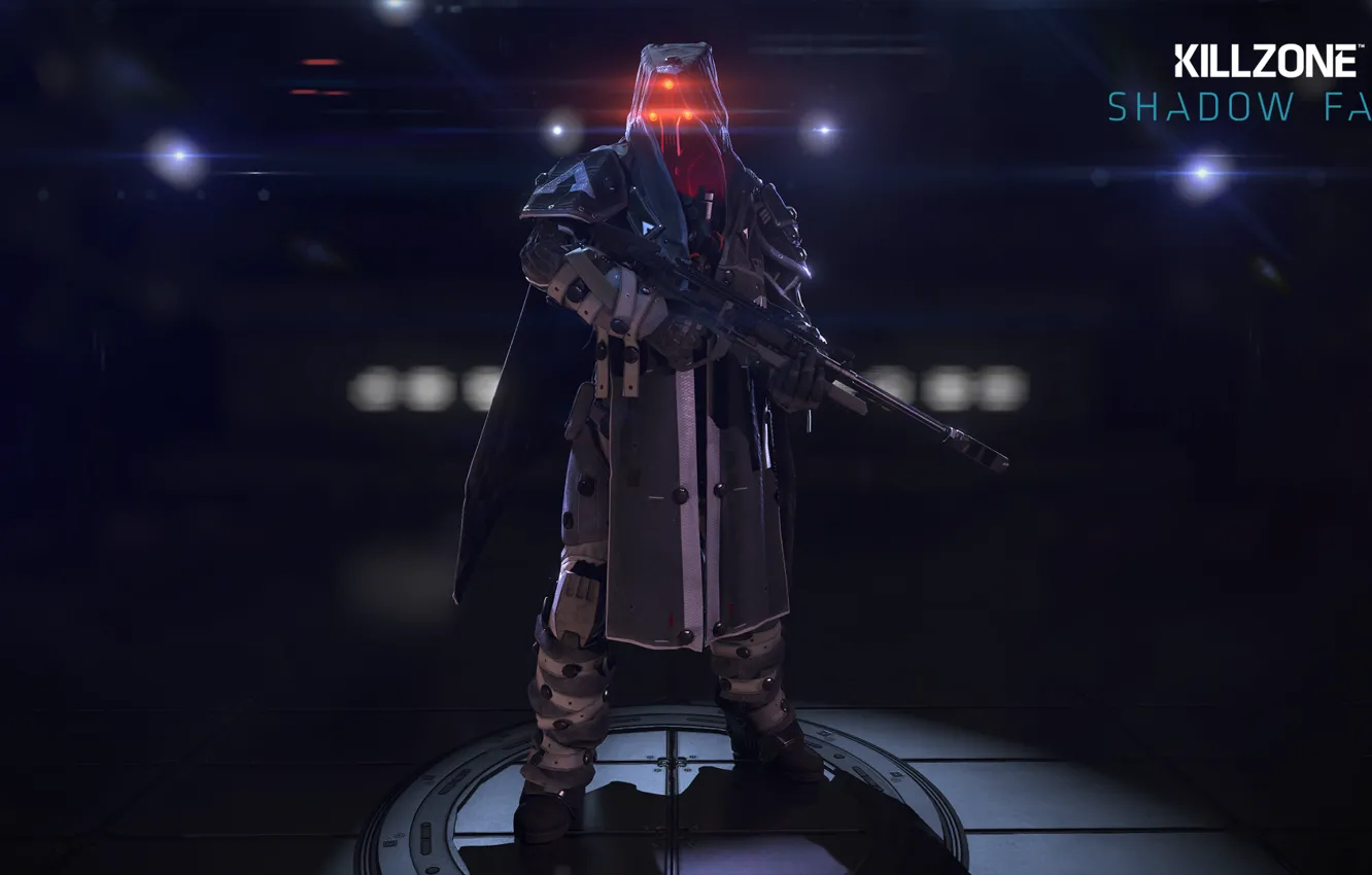 Фото обои солдат, капюшон, снайперская винтовка, Guerrilla Games, Killzone: Shadow Fall