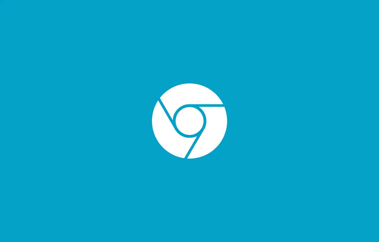 Фото обои фон, голубой, лого, logo, хром, blue, fon, chrome