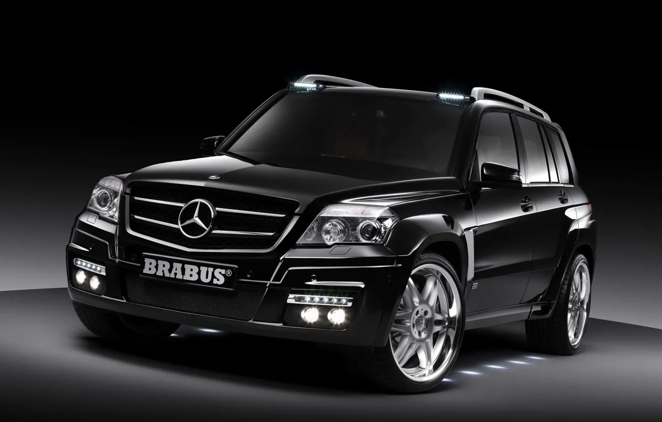 Фото обои тюнинг, mercedes, brabus, glk