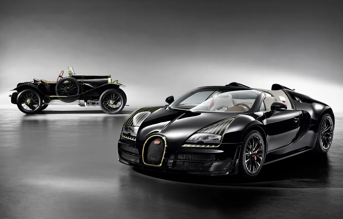 Фото обои Bugatti, Veyron, Black, 2014, Bess