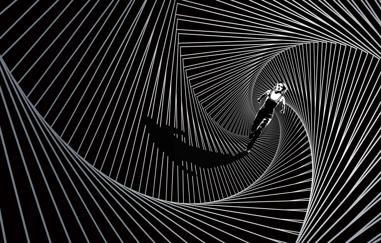 Фото обои абстракция, фантастика, арт, черно-белое, постер, Shailene Woodley, Дивергент, Шейлин Вудли