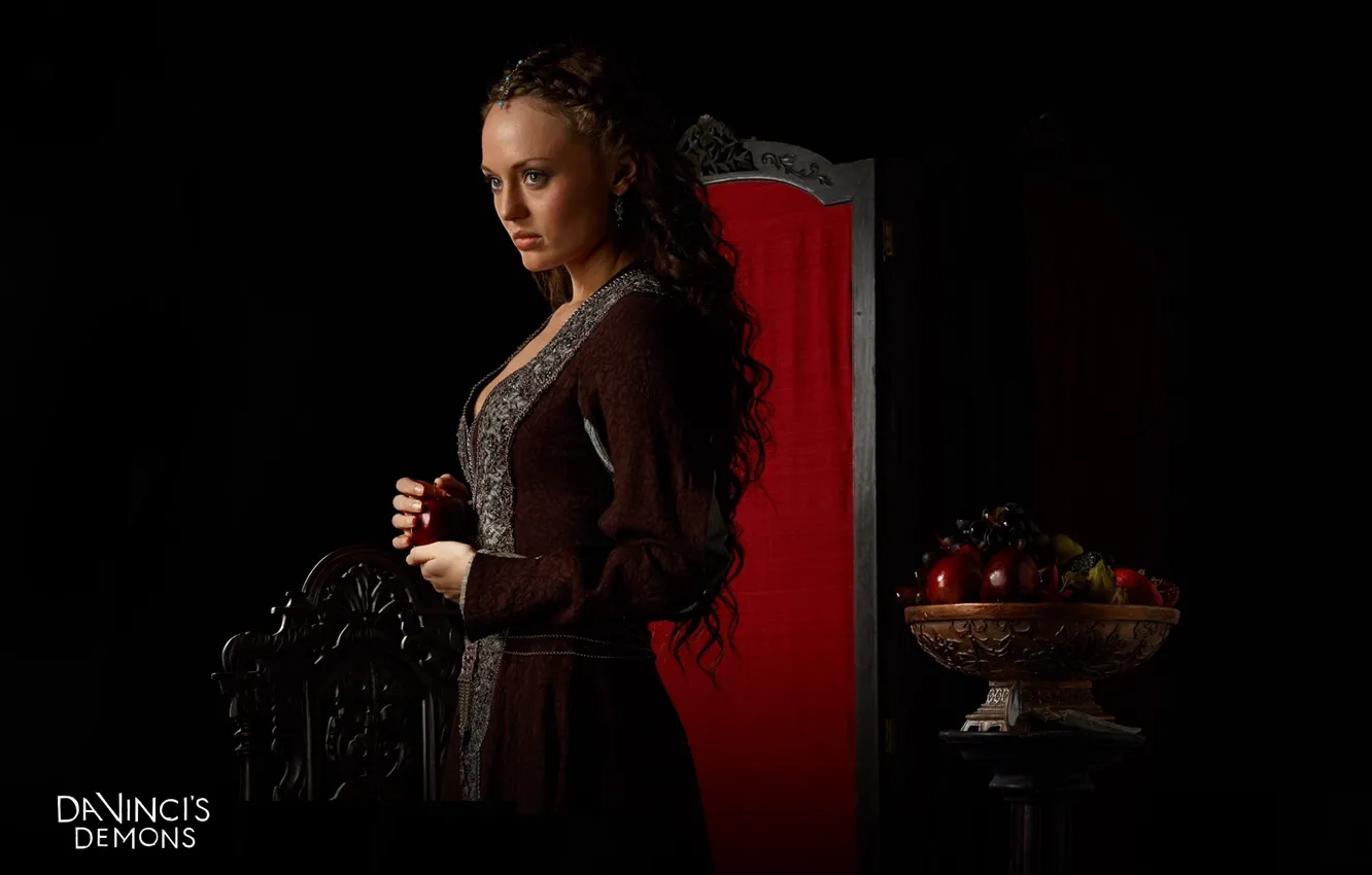 Фото обои девушка, фэнтези, сериал, приключения, драма, Da Vinci's Demons, Демоны Да Винчи