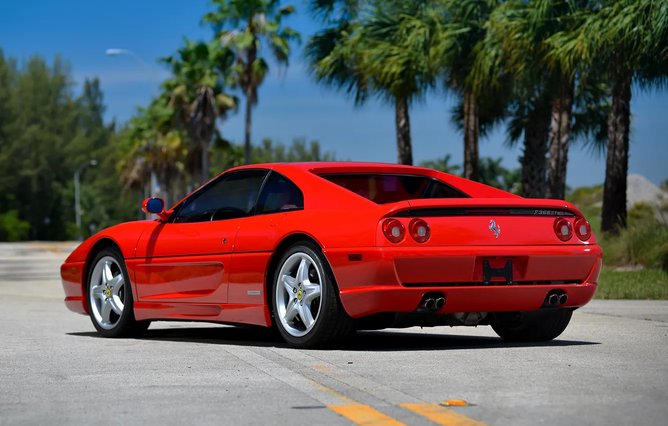 Фото обои Ferrari, суперкар, феррари, GTS, F355, 1994