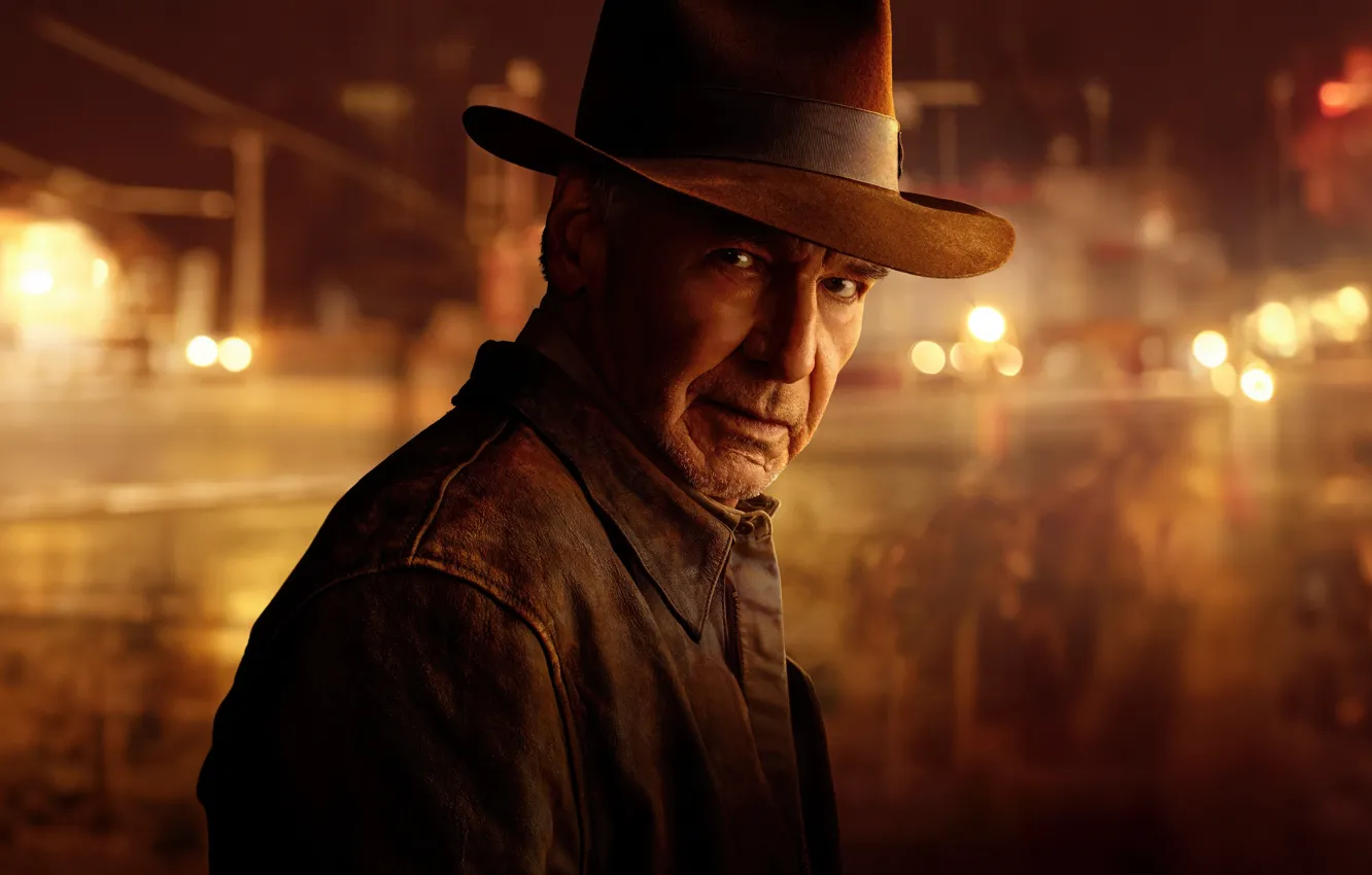 Фото обои взгляд, постер, Harrison Ford, Харрисон Форд, Indiana Jones and the Dial of Destiny, Индиана Джонс …