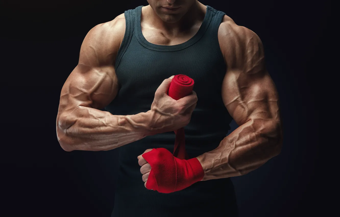 Фото обои muscles, arms, bodybuilder