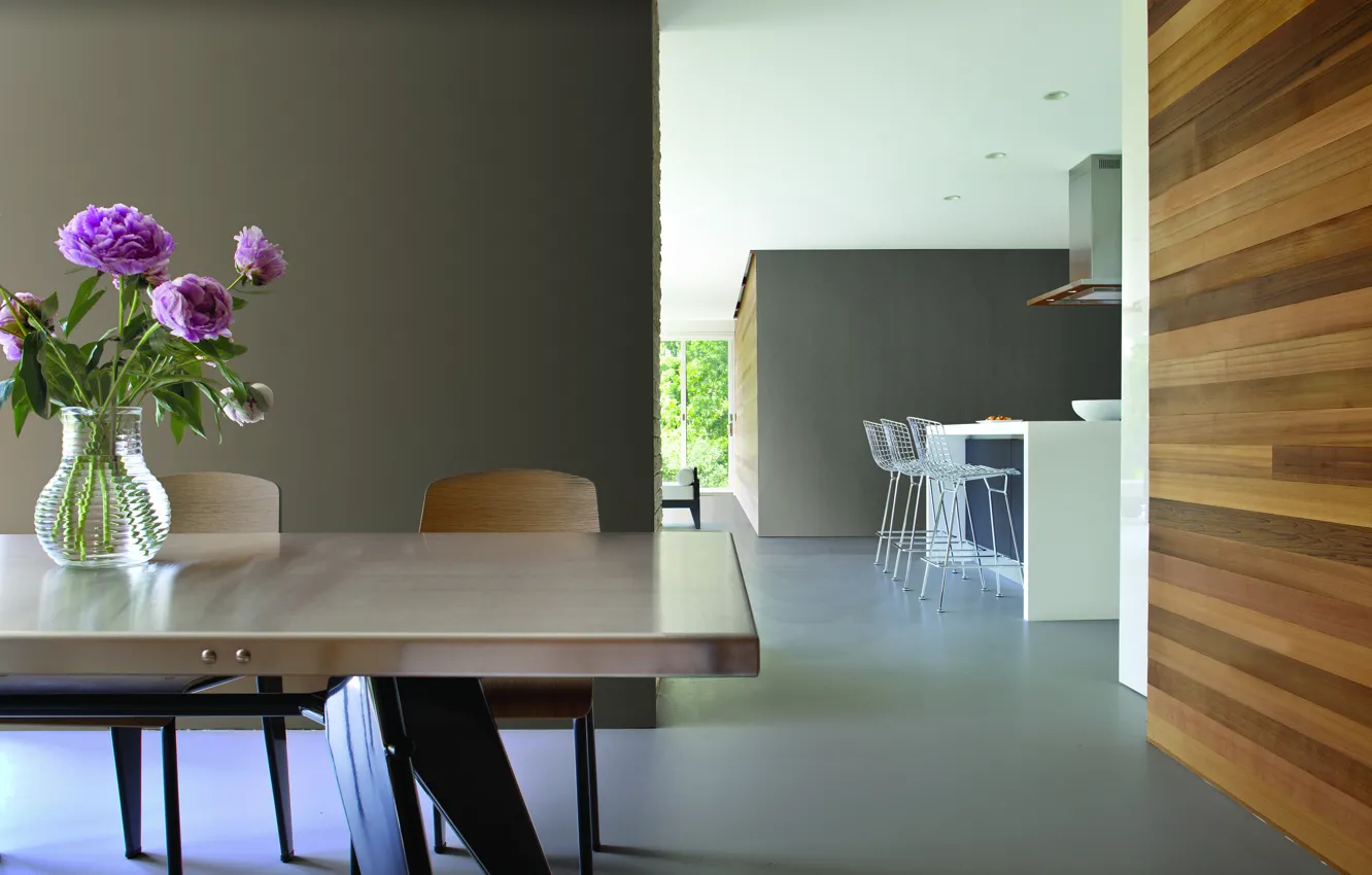 Фото обои interior, kitchen, dining room, design. house