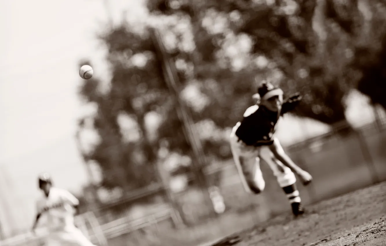 Фото обои мяч, бейсбол, игрок, Ball