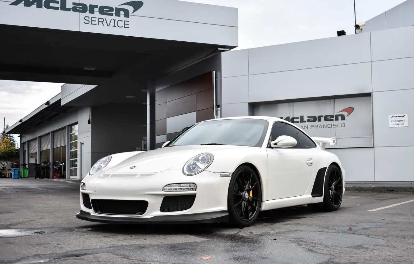 Фото обои Porsche, GT3, White