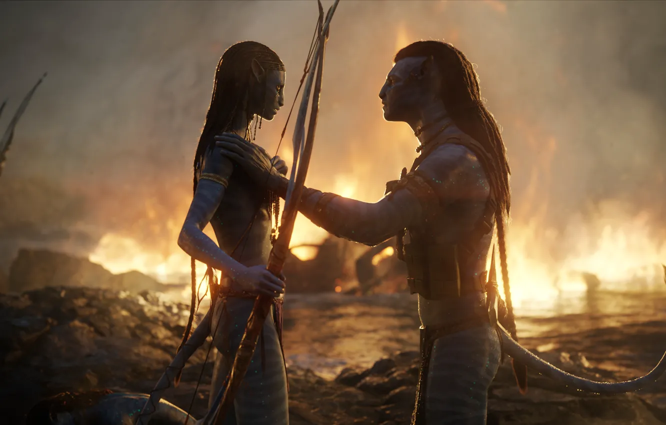 Фото обои Avatar, Neytiri, Jake Sully, Avatar: The Way of Water