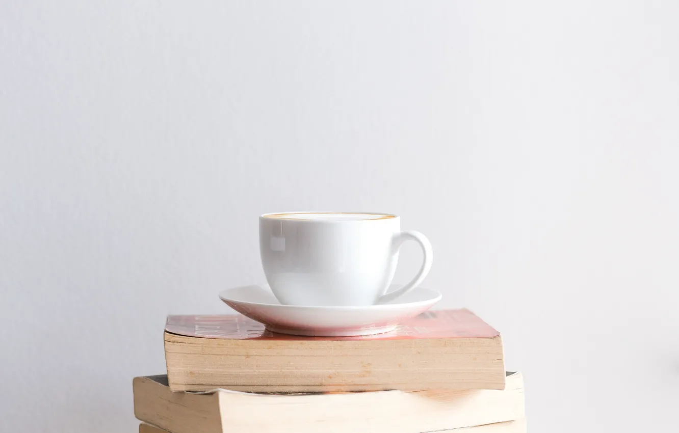 Фото обои Coffee, Wallpaper, Book