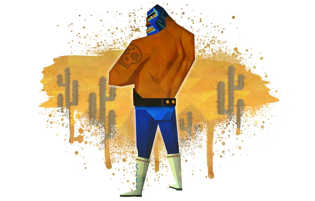 Фото обои Guacamelee, Juan Aguacate, карточки Steam