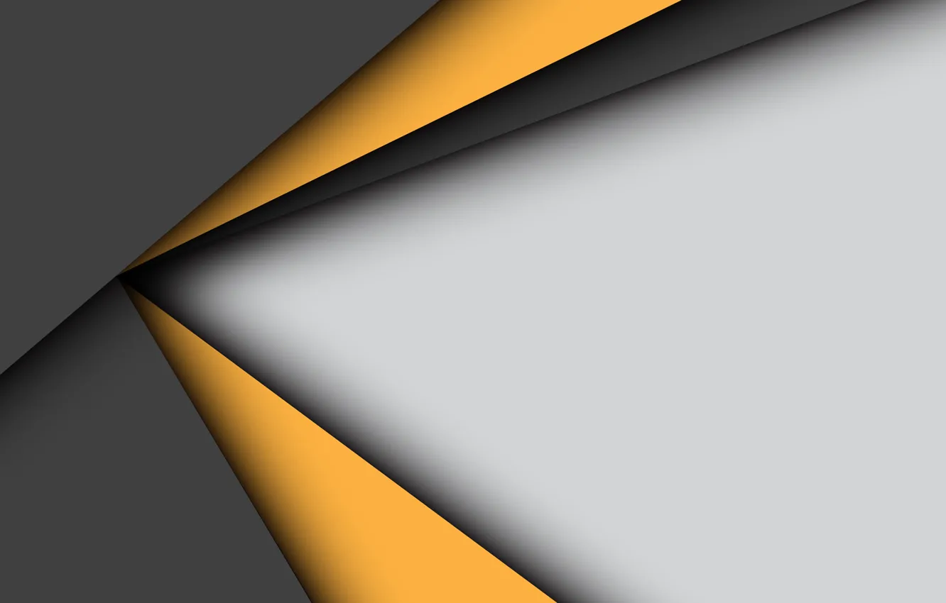 Фото обои линии, желтый, серый, фон, геометрия, design, background, material