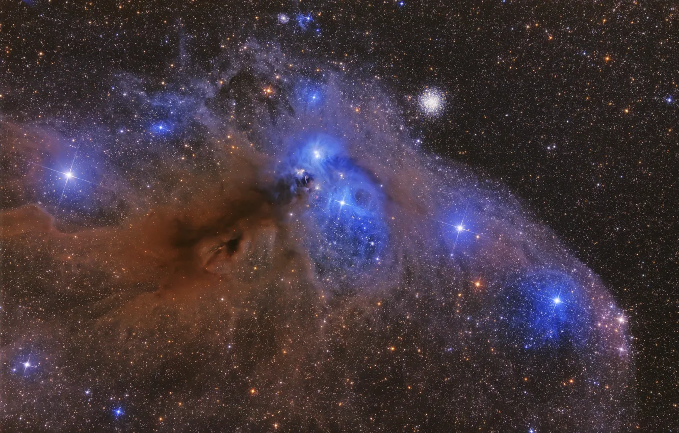 Фото обои космос, красота, Nebula, NGC 6726, The Anteater