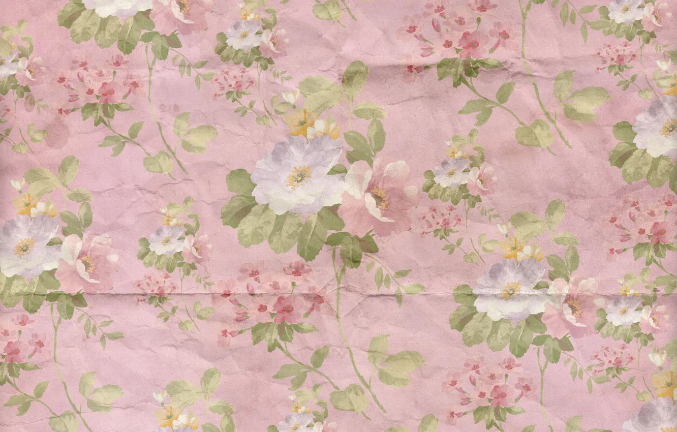 Фото обои фон, wallpaper, орнамент, vintage, texture, цветочный, pattern, paper