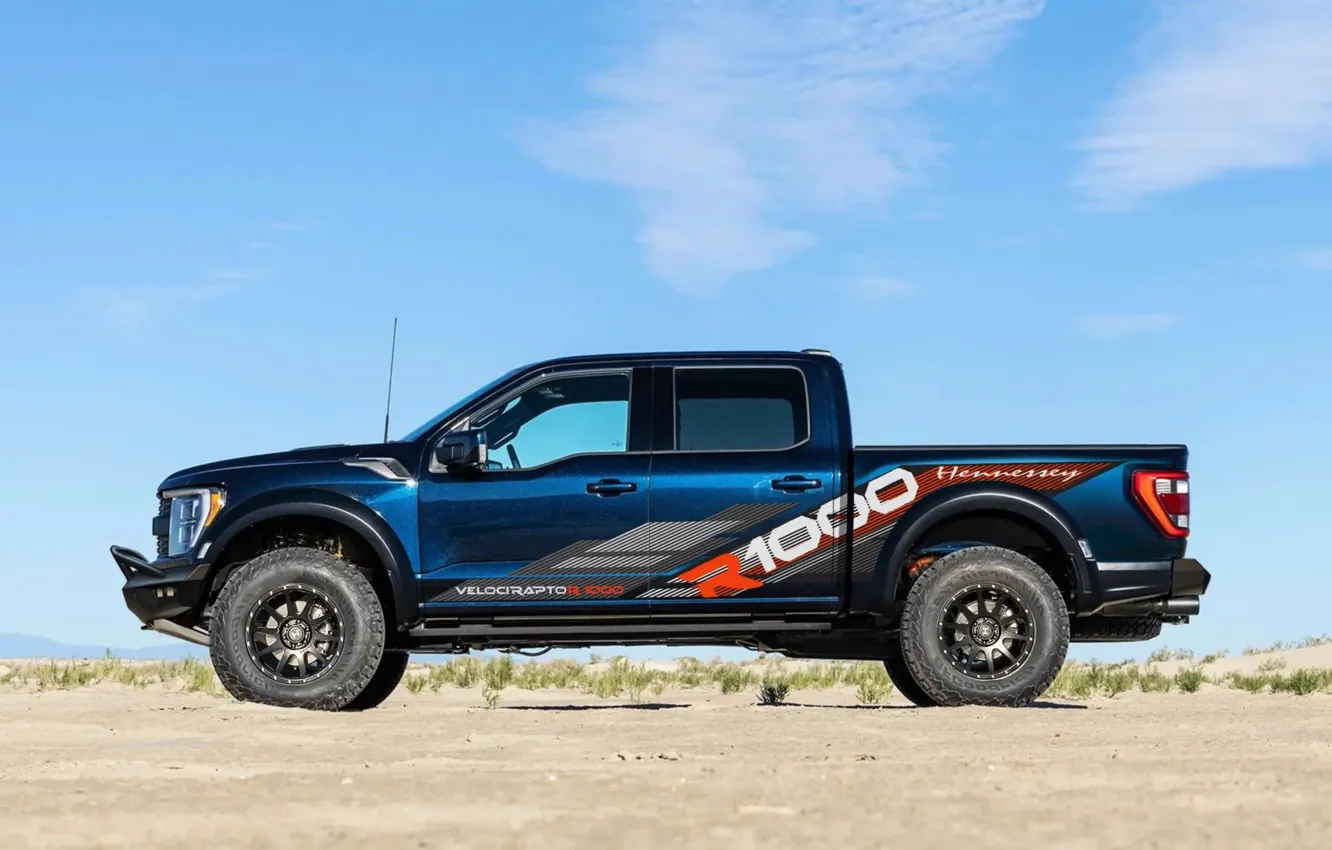 Фото обои Ford, мощь, пикап, power, Hennessey, pickup truck, VelociRaptor, Hennessey VelociRaptor R 1000