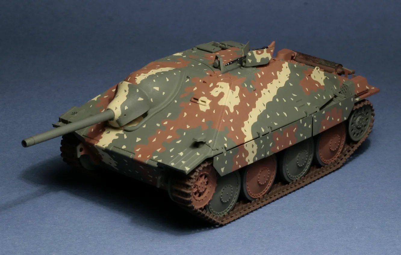 Фото обои игрушка, установка, самоходная, артиллерийская, моделька, лёгкая, немецкая, Hetzer