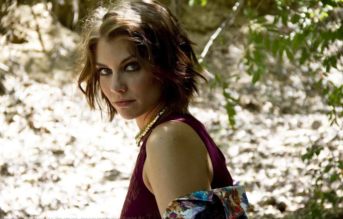 Фото обои портрет, актриса, Lauren Cohan