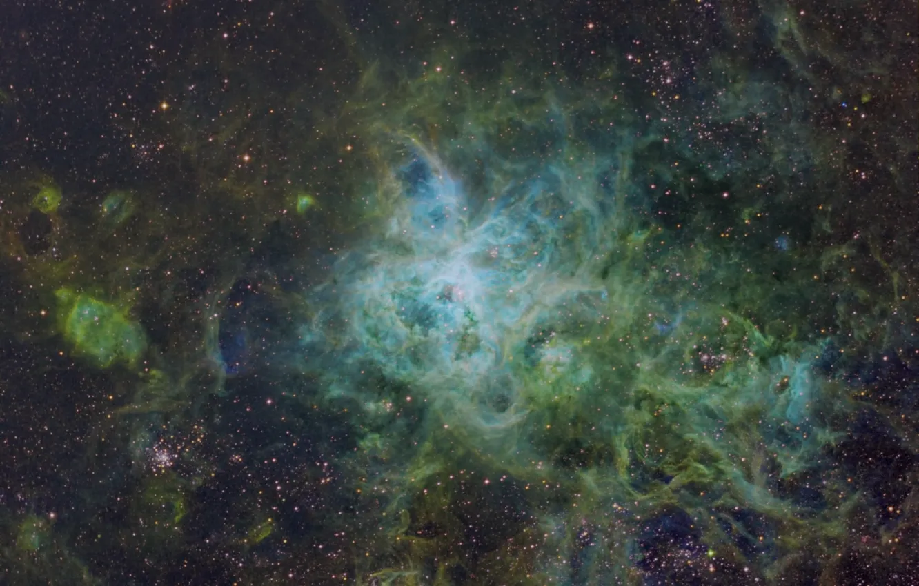 Фото обои звезды, туманность, nebula, tarantula