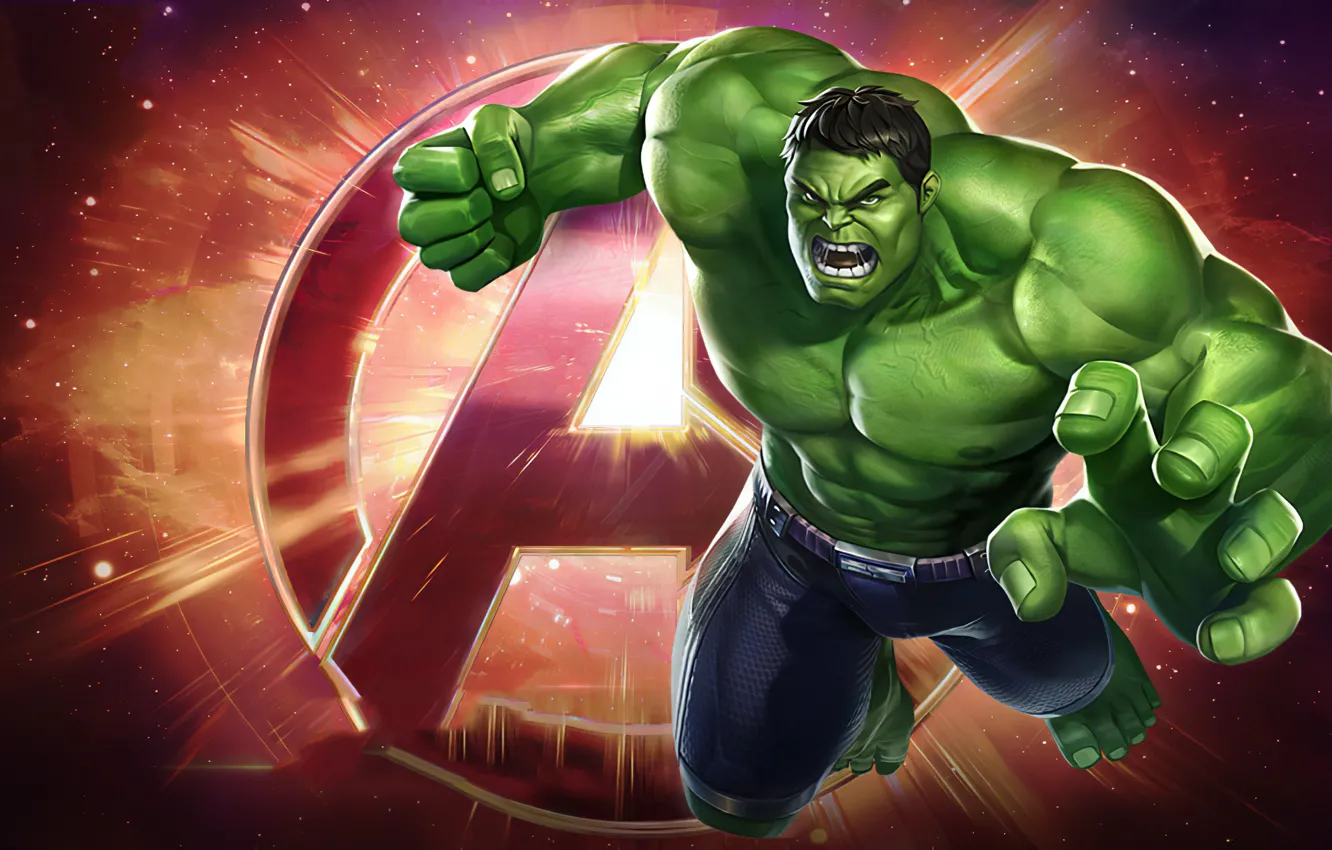 Фото обои Халк, Комиксы Marvel, Marvel’s Avengers
