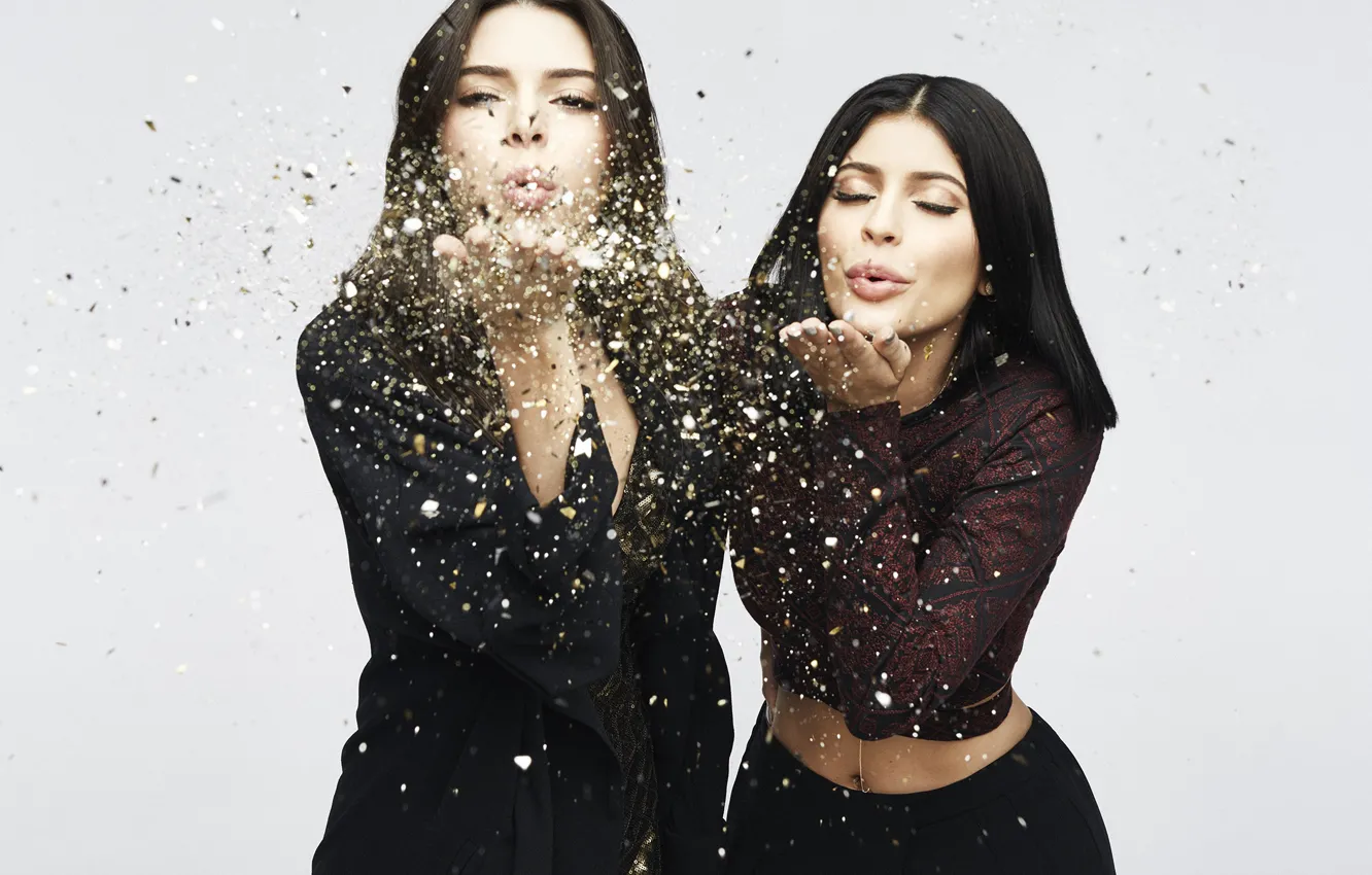 Фото обои девушки, Kylie Jenner, Kendall Jenner