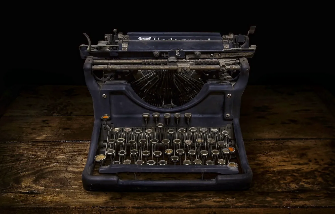 Фото обои Lost, Abandoned, Typewriter