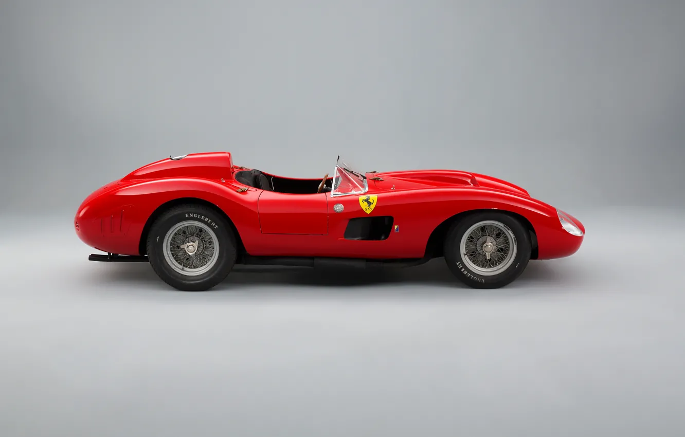 Фото обои Спицы, Ferrari, Classic, 1957, Classic car, Sports car, Ferrari 335 S Spyder