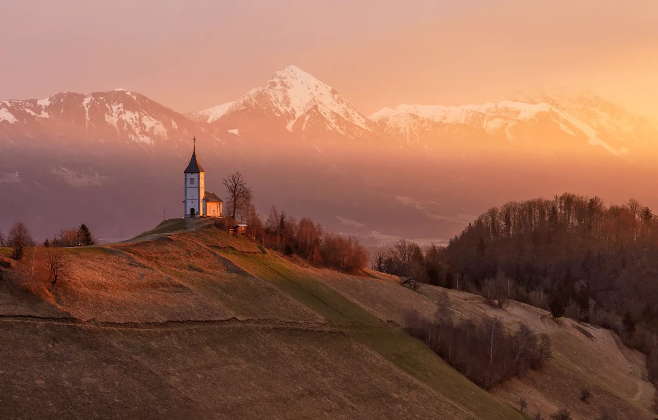 Часовня на горе Швейцария