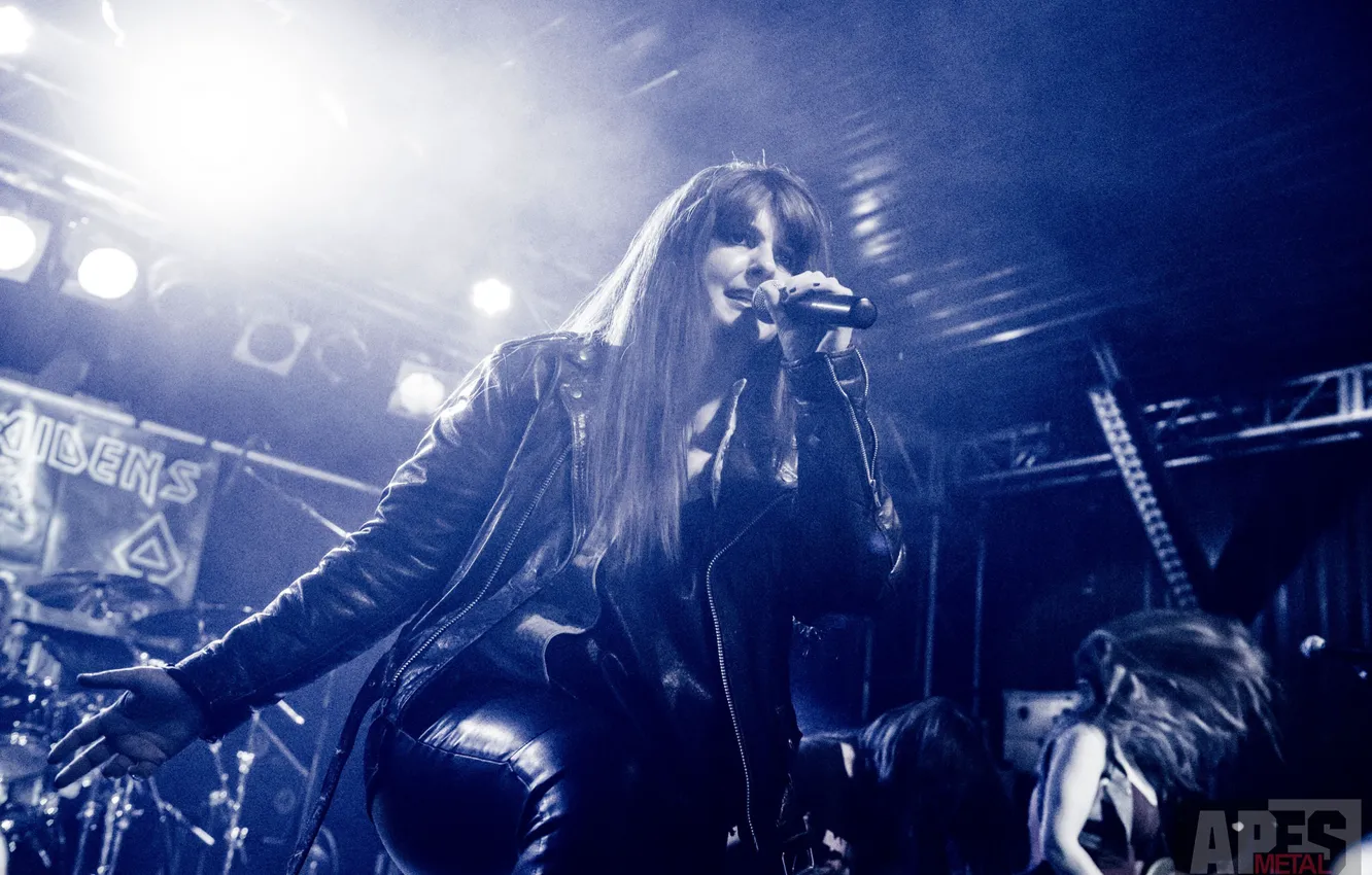 Фото обои Музыка, Концерт, Певица, The Iron Maidens