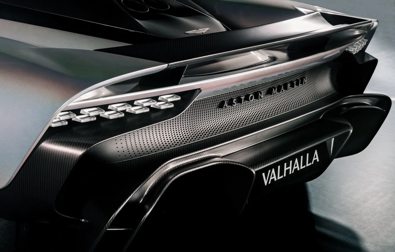 Фото обои Aston Martin, close up, Valhalla, Aston Martin Valhalla, rear wing