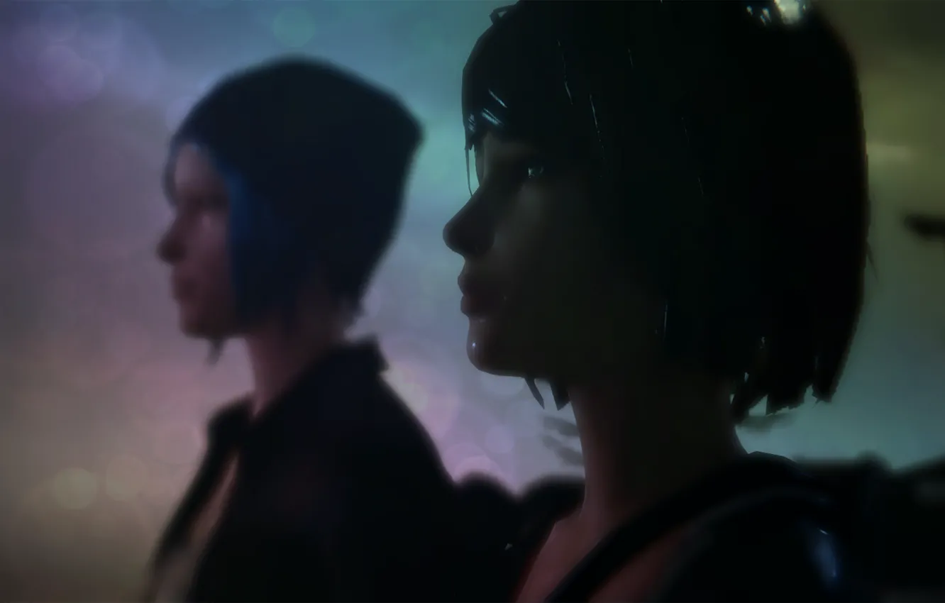 Фото обои Шторм, Финал, Хлоя, Макс, Life is Strange