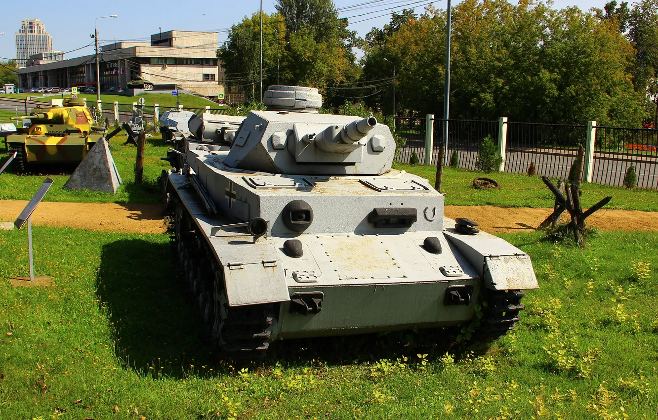 Фото обои Германия, Москва, Танк, Поклонная гора, Музей Г.О.Р.А., Pz.Kpfw.IV Ausf. F