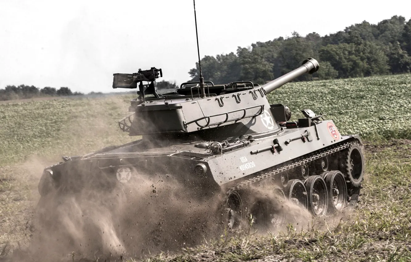 Фото обои пыль, Hellcat, истребитель танков, &ampquot;ведьма&ampquot;, M18