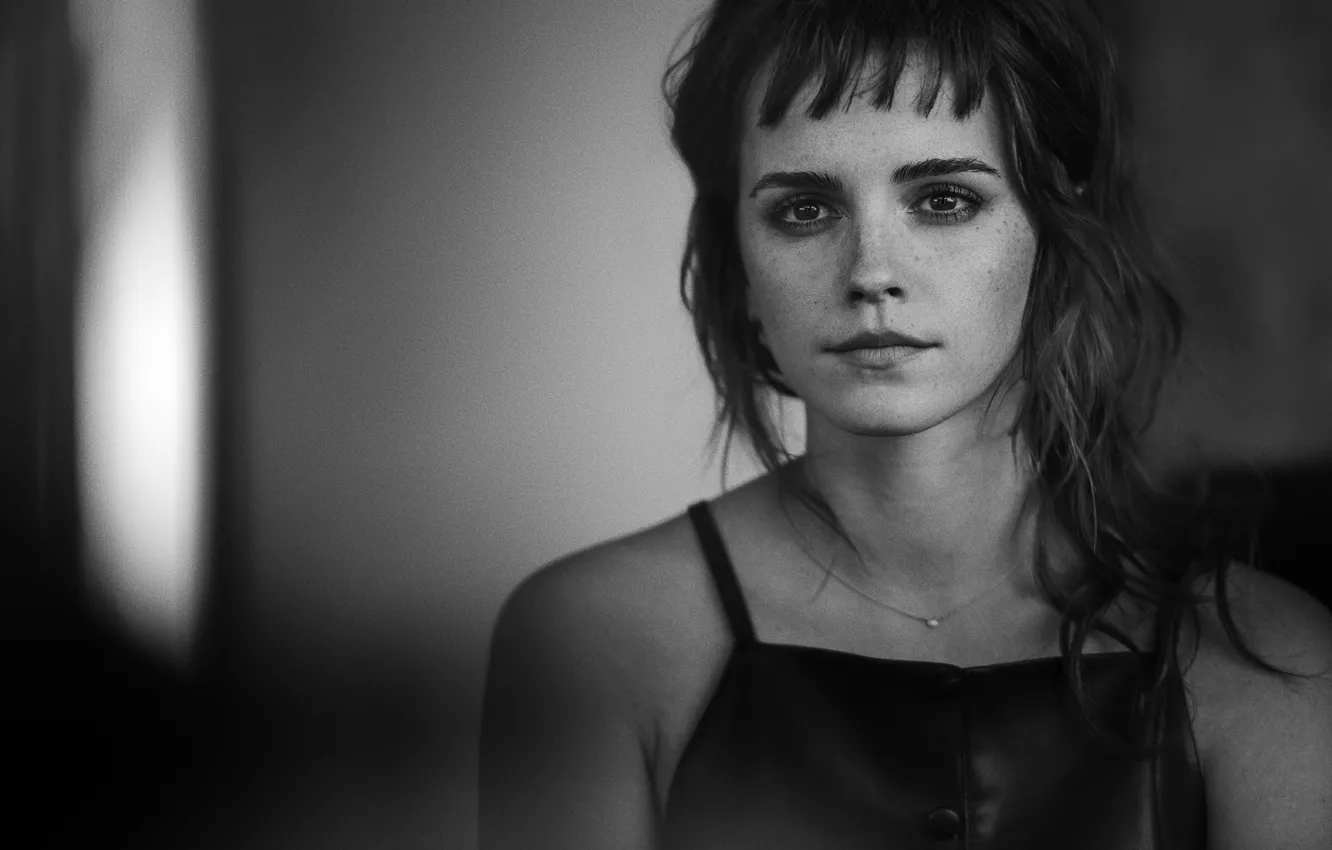 Фото обои взгляд, девушка, актриса, girl, Эмма Уотсон, Emma Watson, фотосессия, actress