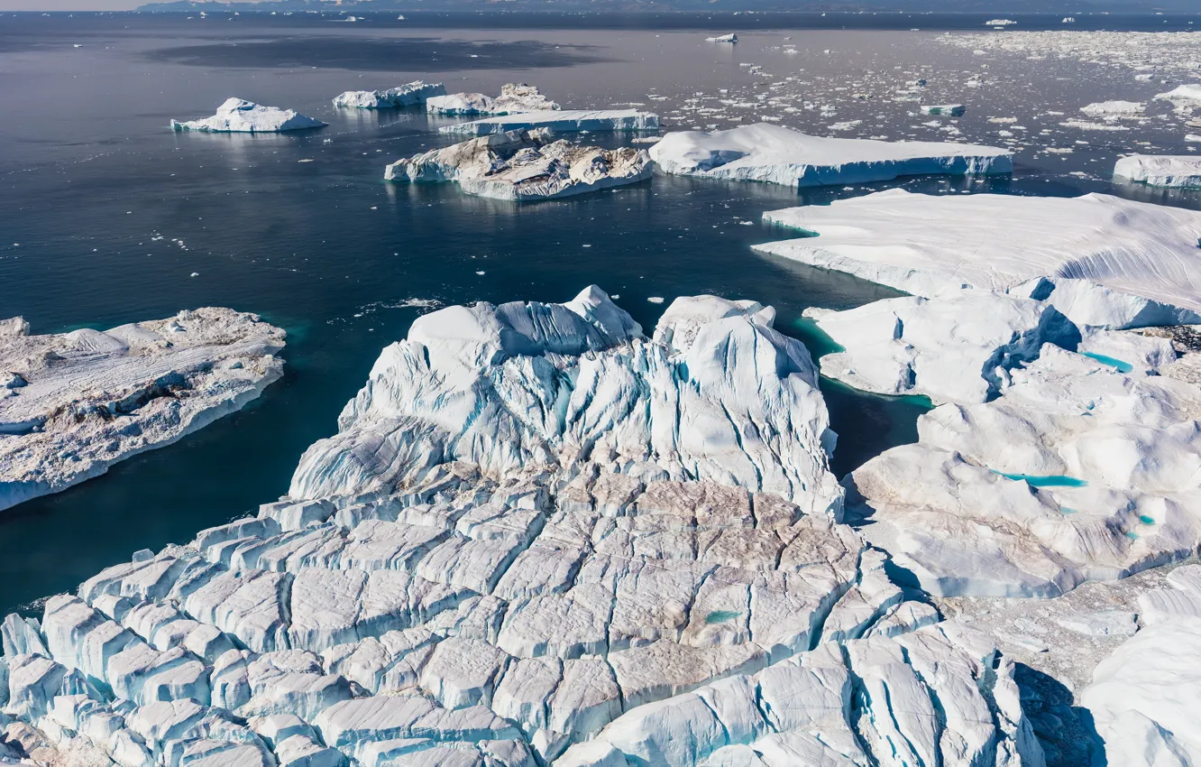 Фото обои лед, зима, море, вода, снег, лёд, ледник, айсберг