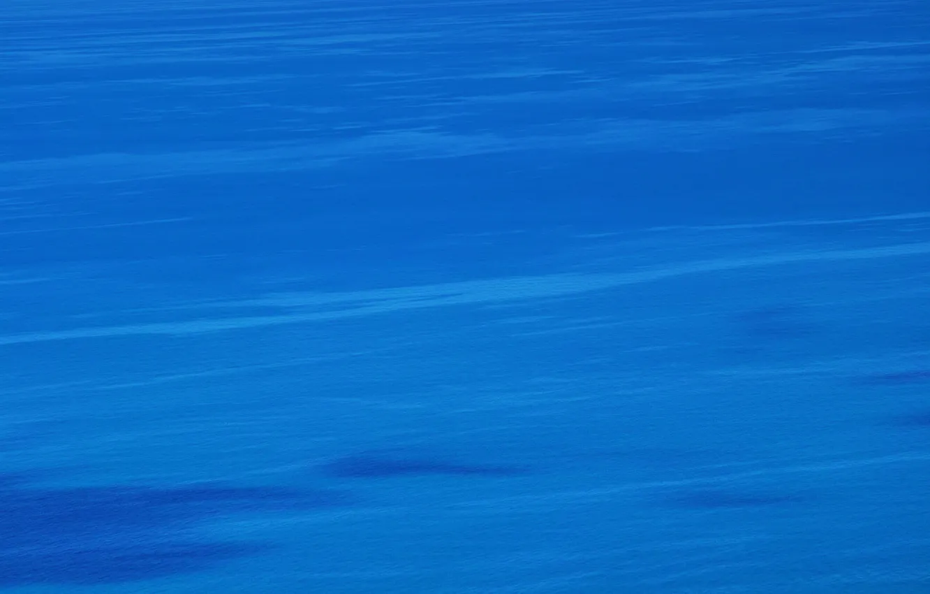 Фото обои море, волны, абстракция, гладь, синь, минимализм, текстура, даль