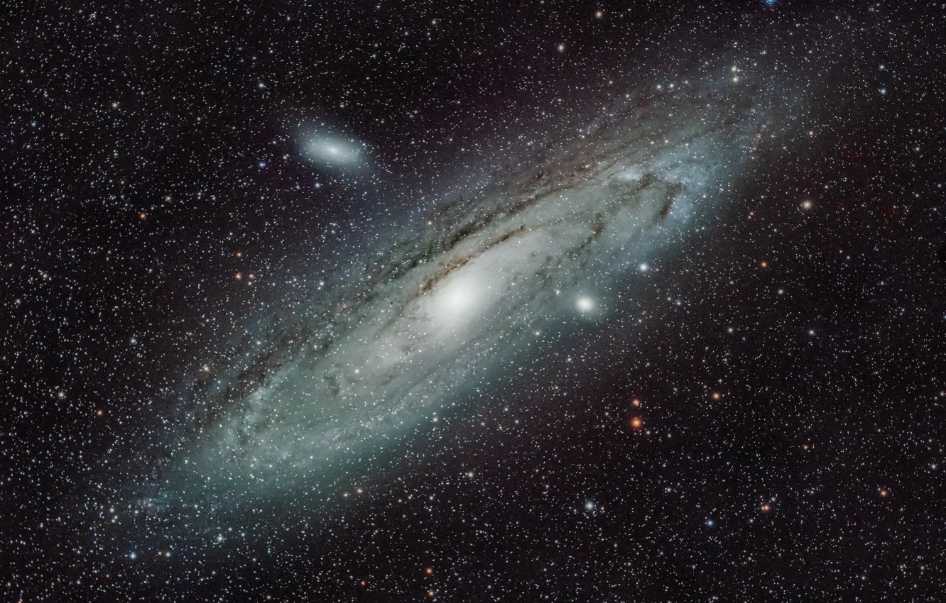 Фото обои Галактика Андромеды, Andromeda Galaxy, M 31